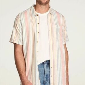 Lucky Brand Pastel Striped Casual Shirt